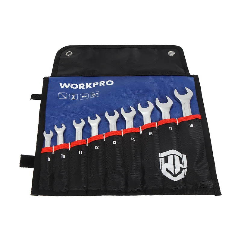 Workpro Juego de 9 Llaves fijas