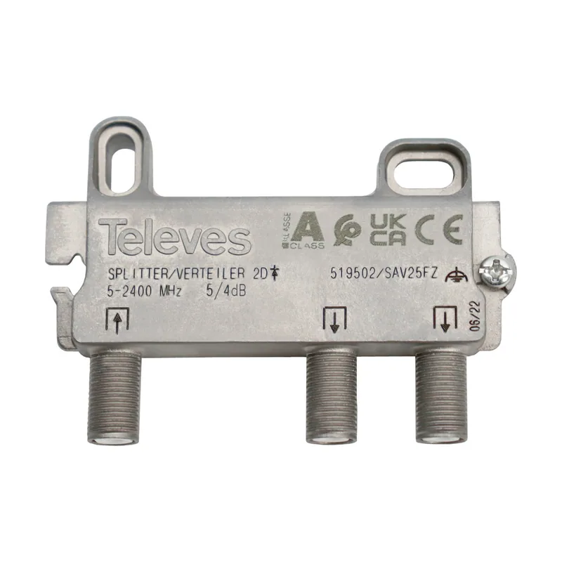 Televes Repartidor Tv 2d 5-2400mhz 5/4db F 519502