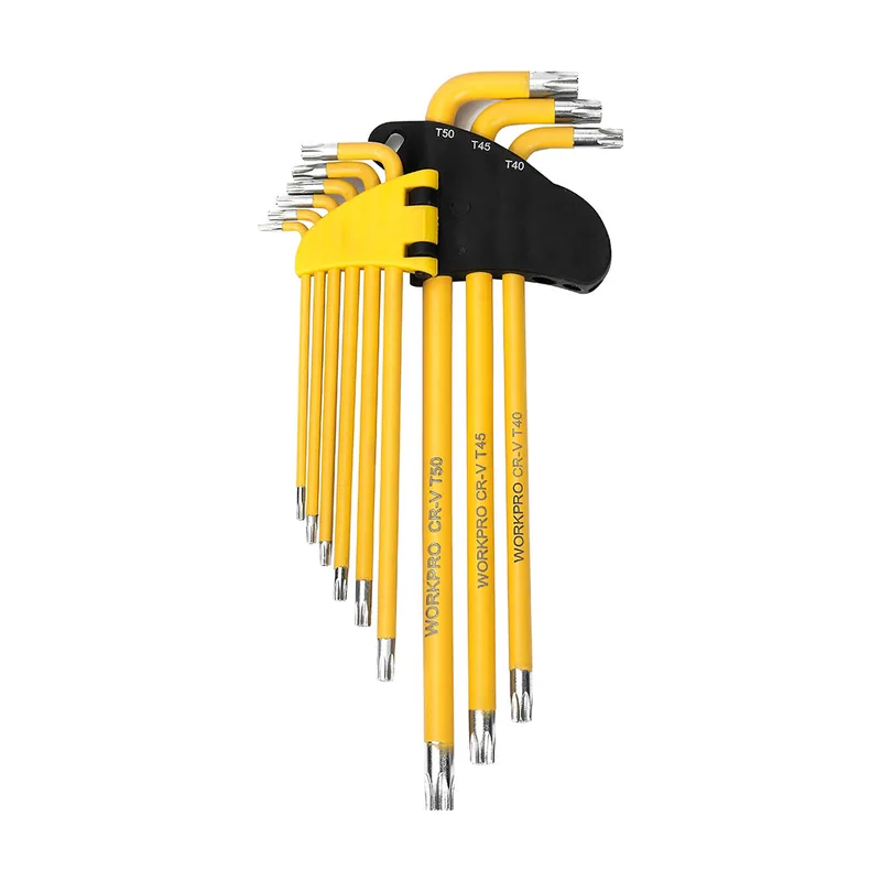 Workpro Juego Llaves Torx Largo 9 Piezas