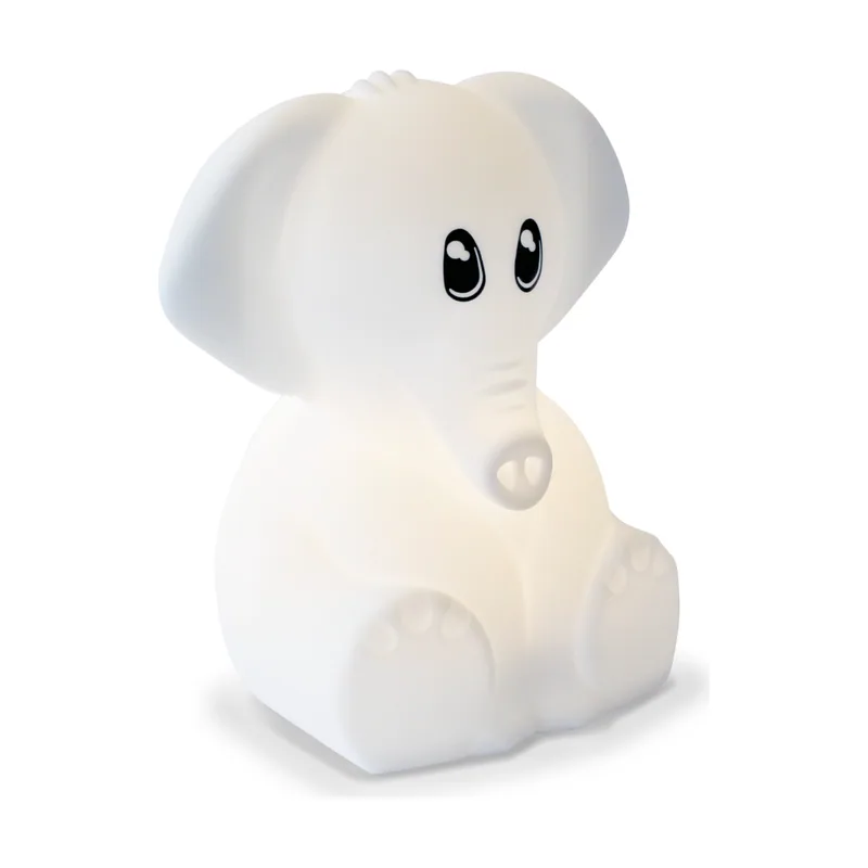 Kidywolf Elephant luz nocturna para bebés Independiente Blanco LED