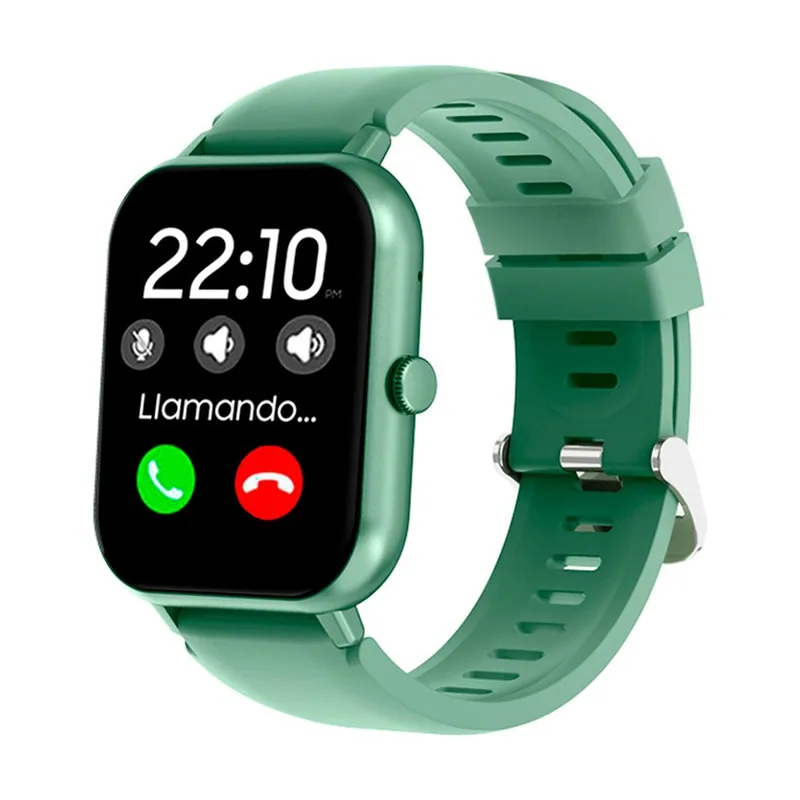 Cool Smartwatch Forest Silicona Verde Llamadas