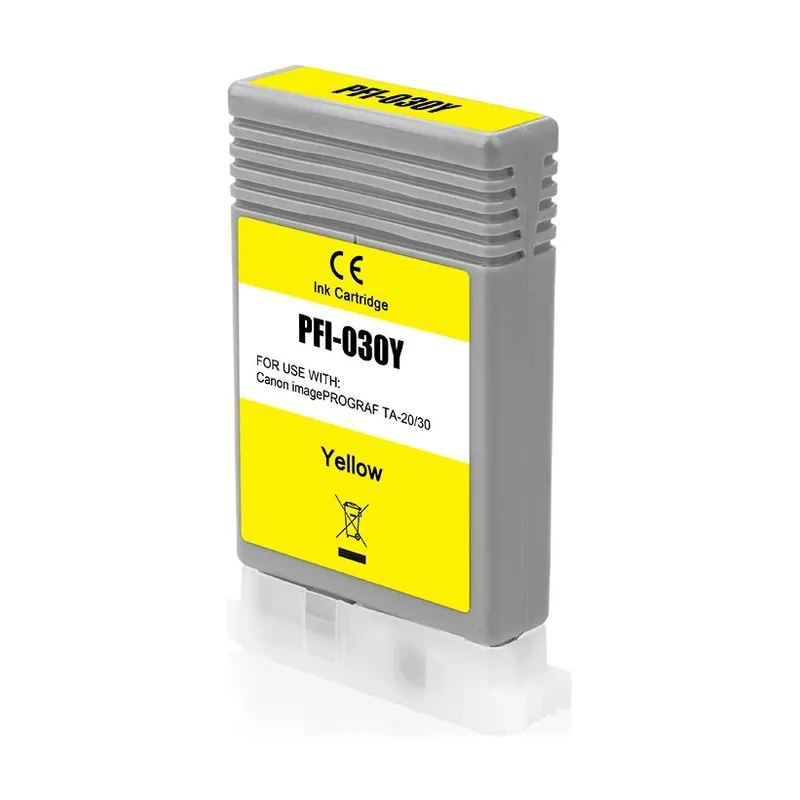 Canon pfi030 amarillo cartucho de tinta pigmentada generico