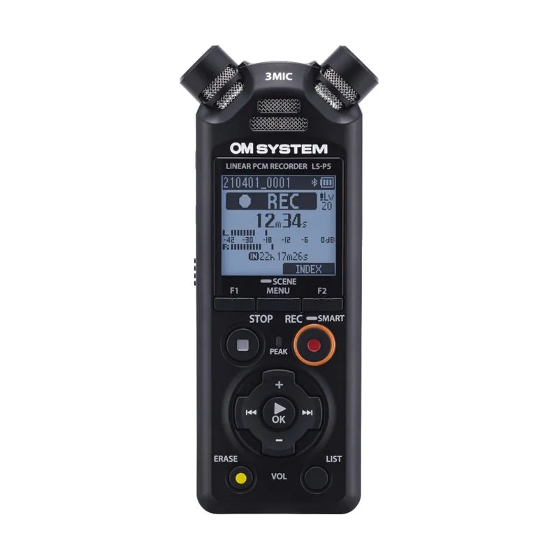 OM System Grabadora de Audio LS-P5 Kit