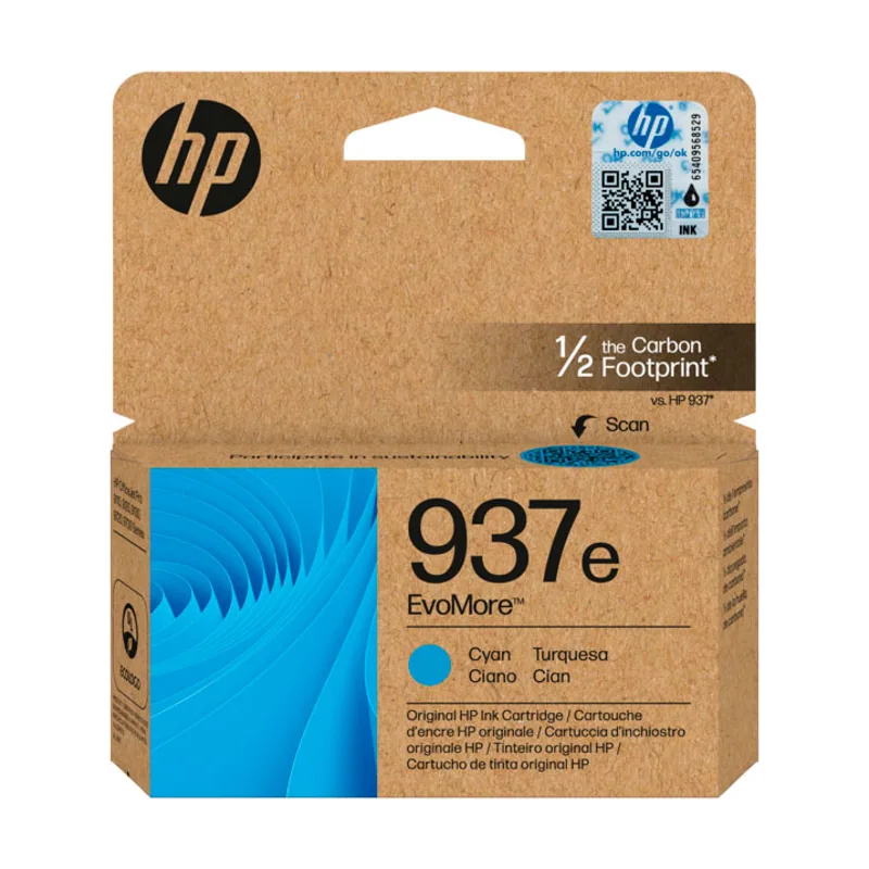 HP 937e EvoMore Cian 4S6W6NE