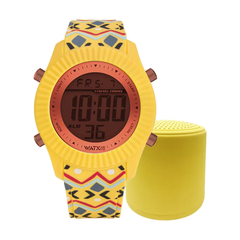 Watx & Colors WATXANDCO Digital Modelo Reloj Tribal Yellow RELOJ11_M Yellow Speaker. Marca