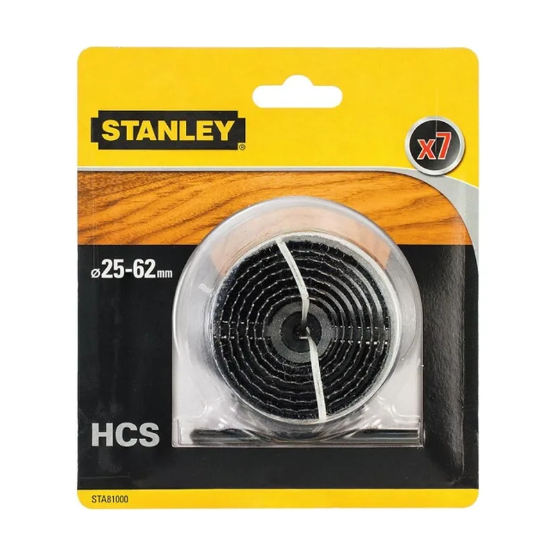 Stanley otwornica hcs do drewna 25-62mm 25/32/38/45/50/56/62 mm