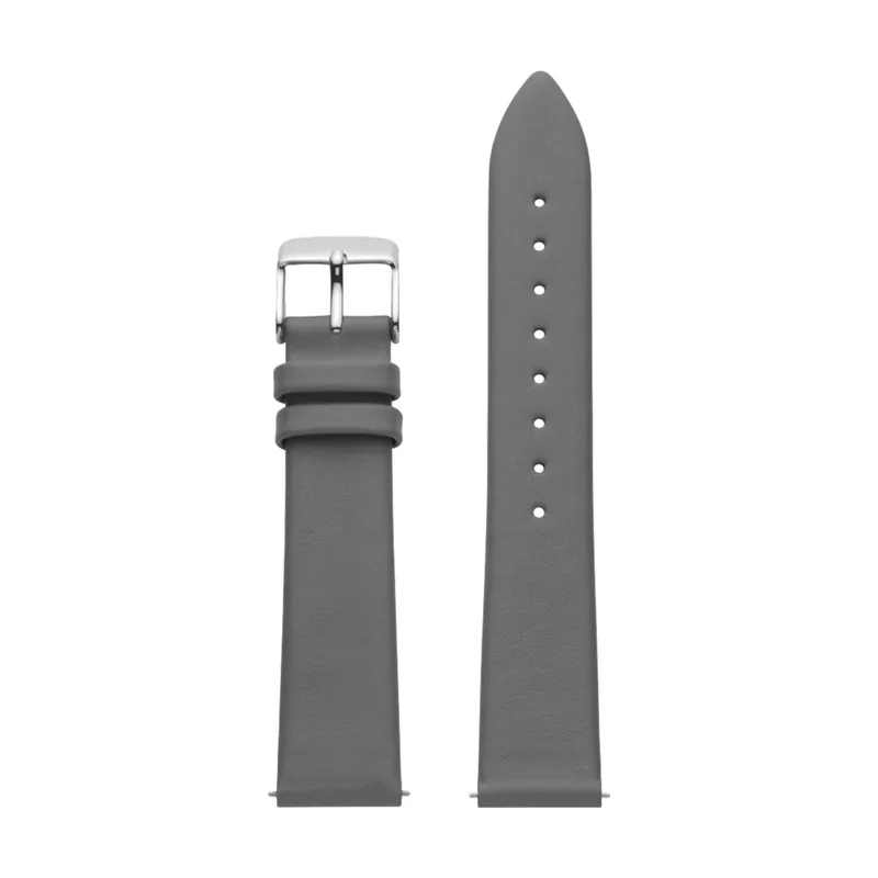 Watx & Colors Watx Correa de Piel Italiana de la Marca Modelo Leather Granite/IPGun