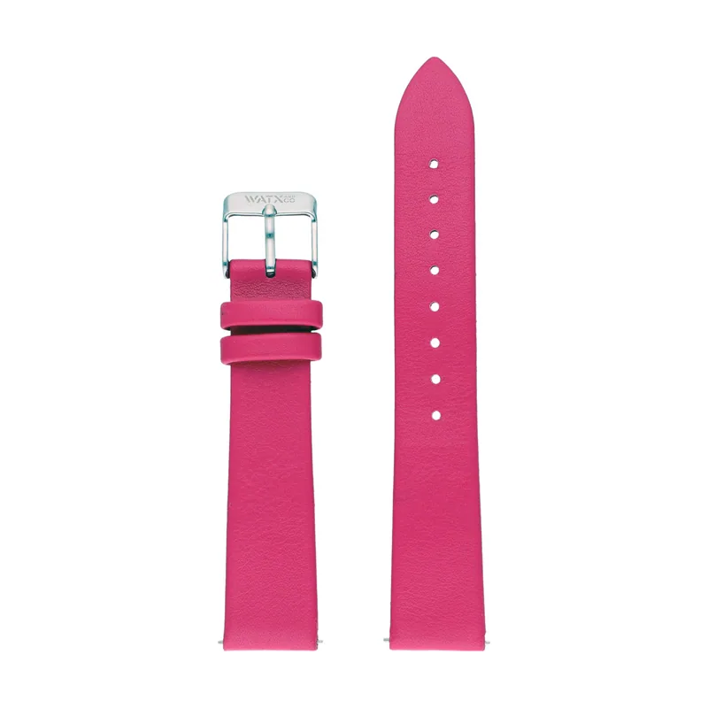 Watx & Colors Watx Correa de Piel Italiana de la Marca Modelo Leather Nebula/Pink
