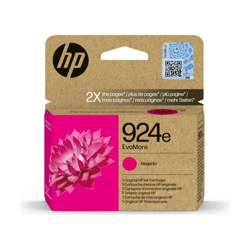 HP Cartucho de Tinta EvoMore 924e magenta
