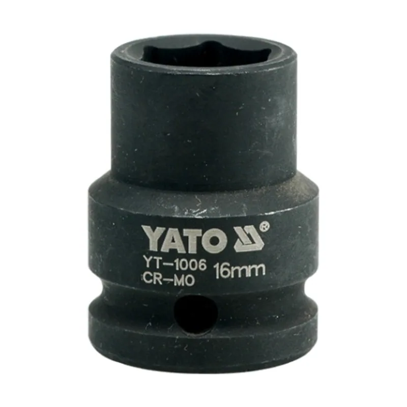 Yato nasadka udarowa sześciokątna 1/2" krótka 16mm