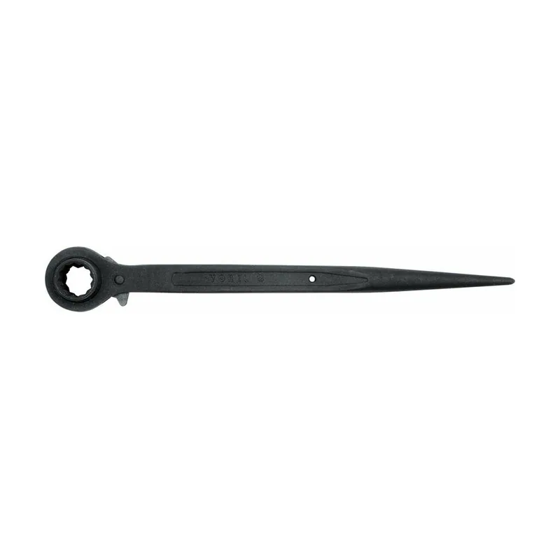 Vorel klucz nasadkowy dwustronny z grzechotką 19x22mm do rusztowań 52936