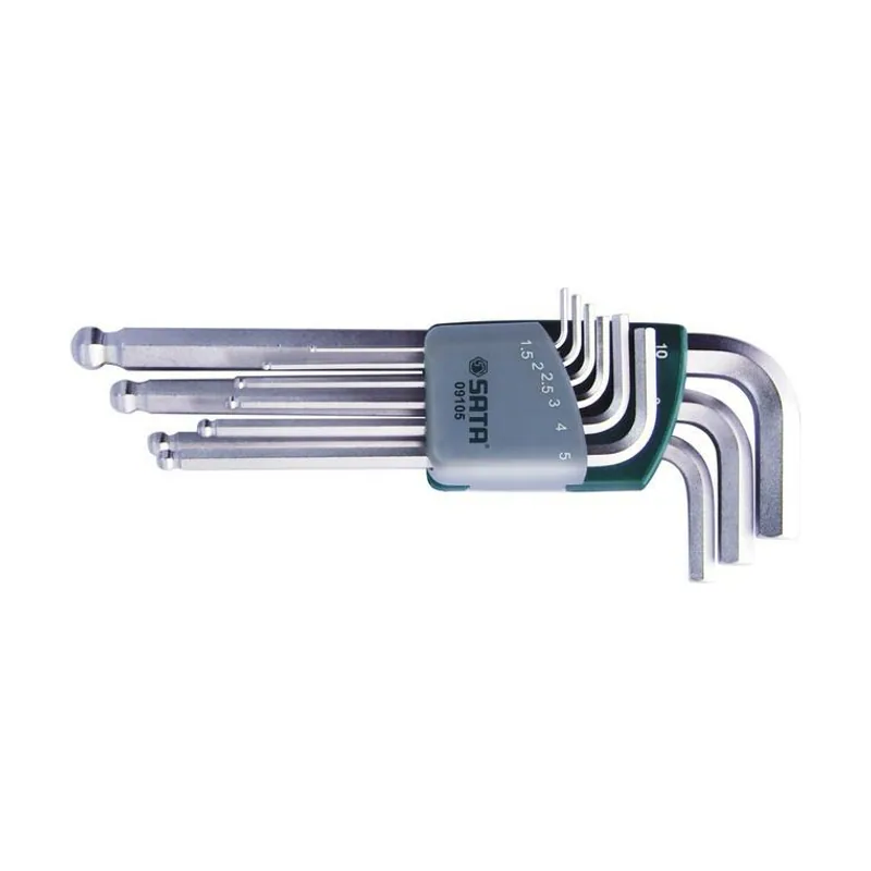 Sata ST09105ASJ Juego de llaves hexagonales métricas de 9 piezas