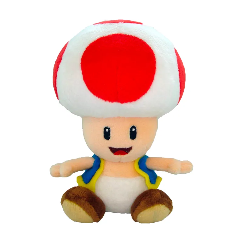 Nintendo Peluche Super Mario Toad Red 20 cm