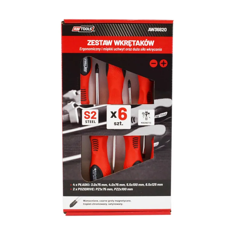 Awtools Juego de destornilladores S2
