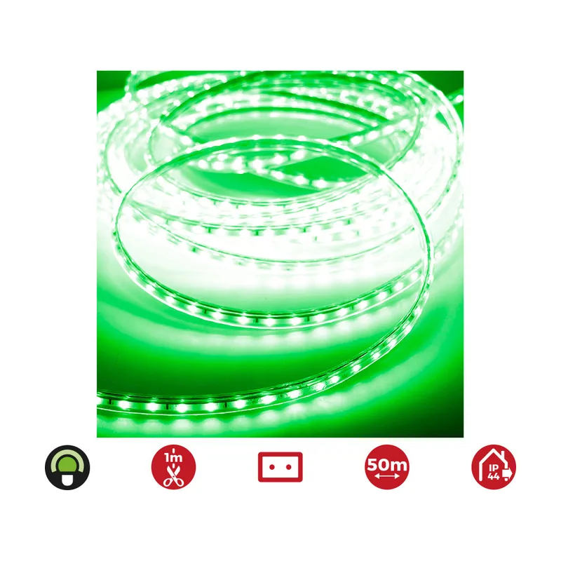 EDM Tiras LED 72703 Verde 4,2 W x 1 m 50 m 350 LM