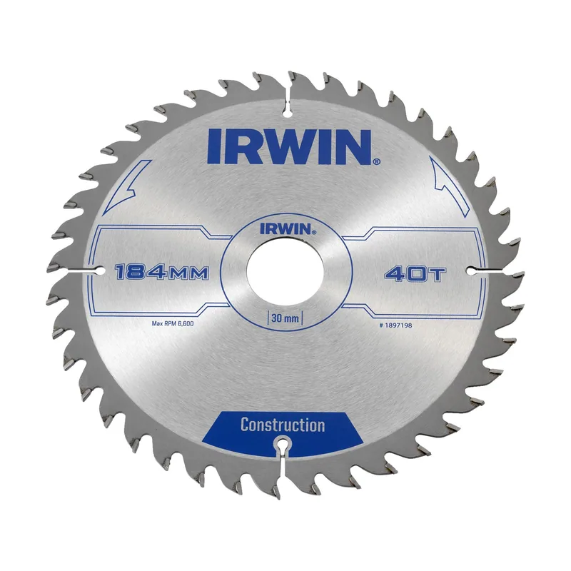 Irwin Disco sierra circular 184mm/40t