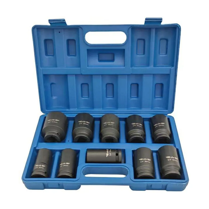 Adler Juego de dados de impacto 3/4" 10 piezas