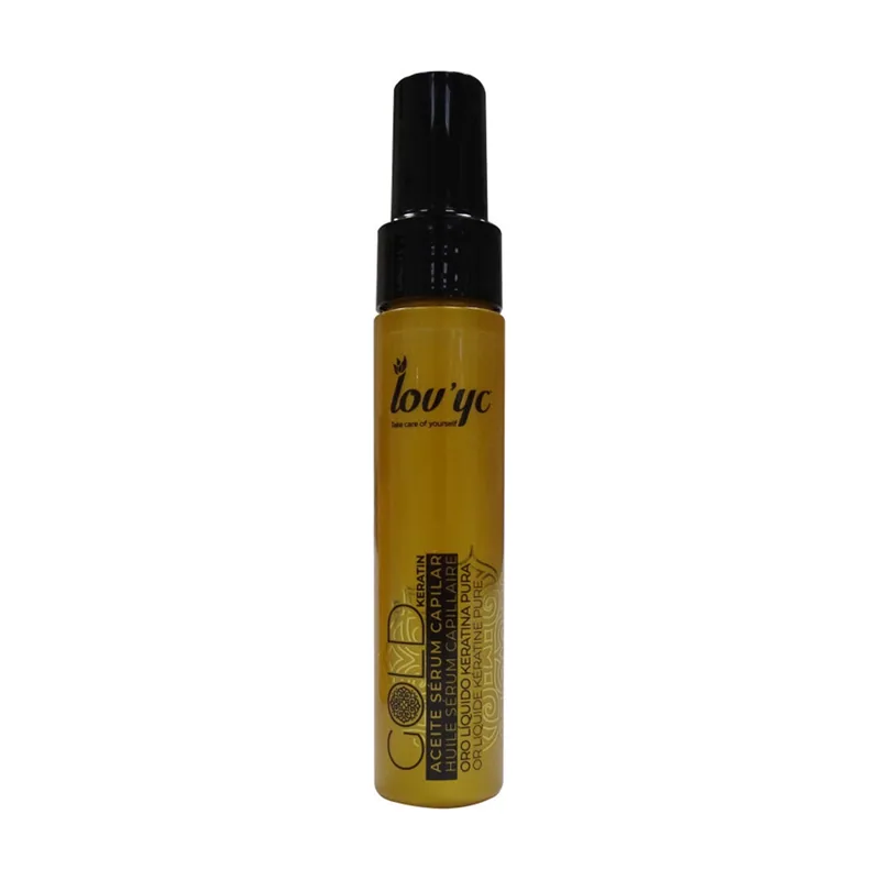 Lovyc gold aceite-serum capilar keratina pura oro liquido 60ml
