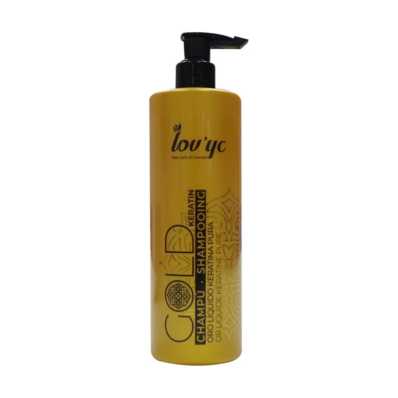 Lovyc Champu Gold Keratina Pura 500 ml