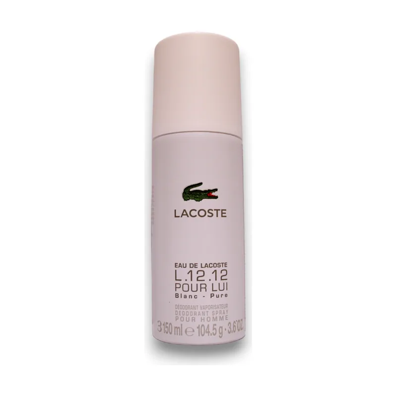Lacoste Desodorante en spray Eau de Lacoste L.12.12 Blanc para hombre