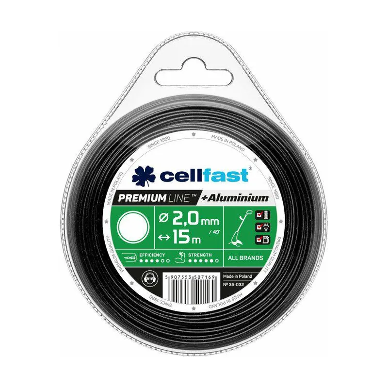 Cellfast Hilo Para Desbrozadoras Hilo Desbrozadora Premium Círculo 2,7 mm 90 m