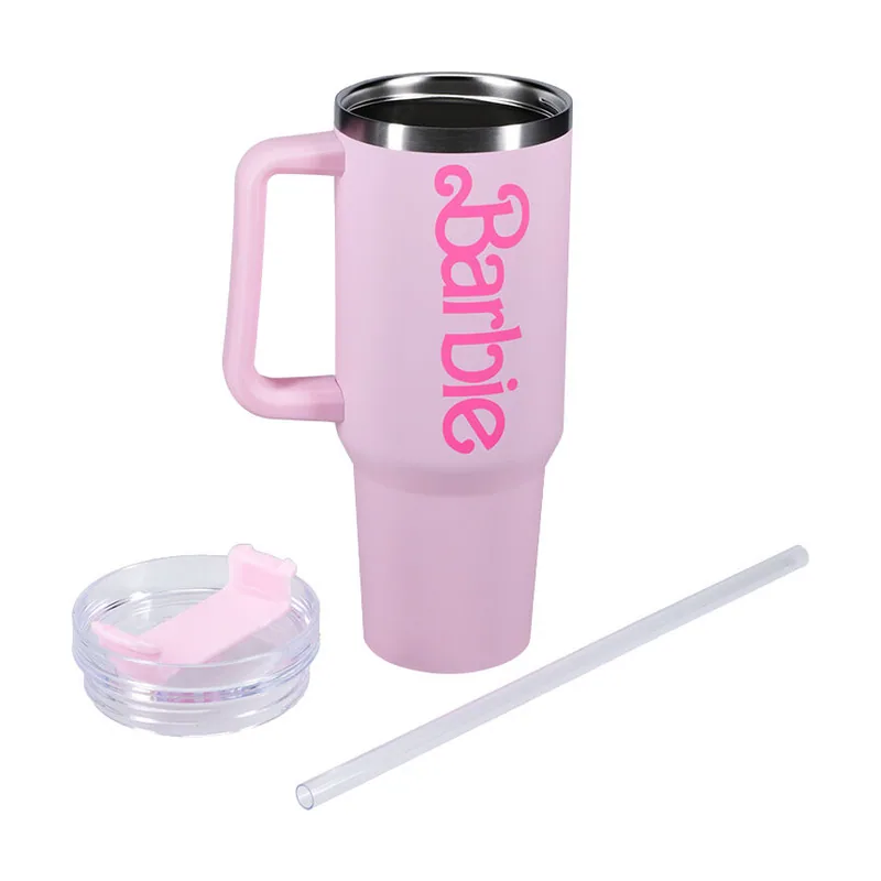 Paladone Barbie Botella H2O con licencia con logotipo