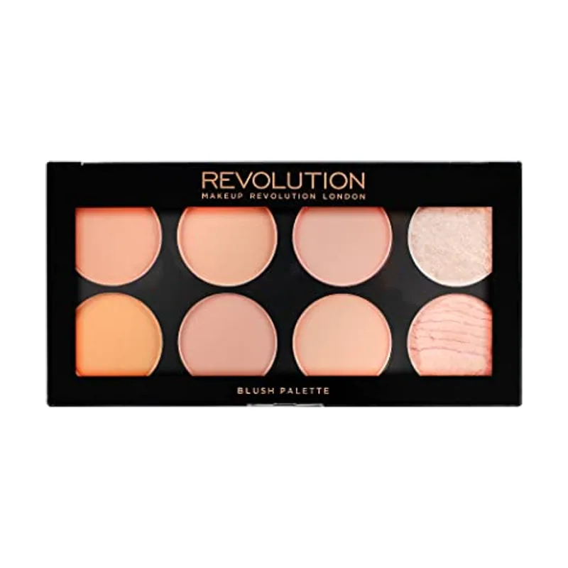 Makeup revolution Ultra Blush Palette Hot Spice Paleta 8 różów do policzków