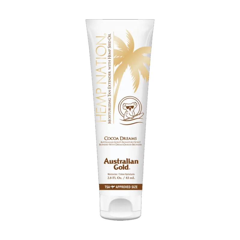 Australian Gold Hemp nation cocoa moisturizer tan extender 83 ml