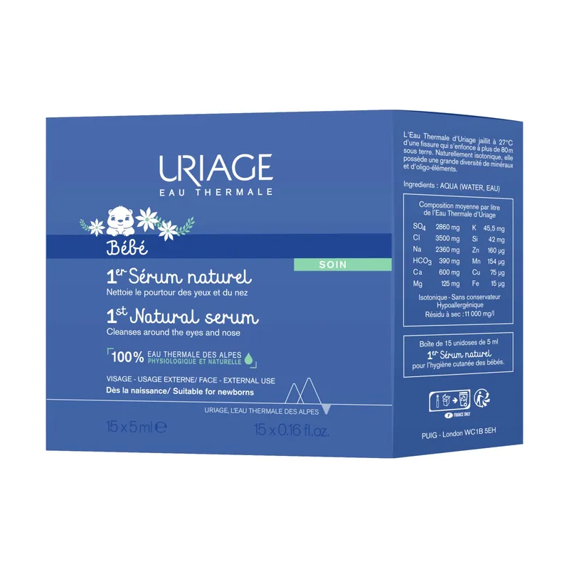 Uriage Bébé 1er Suero Natural 15x5ml