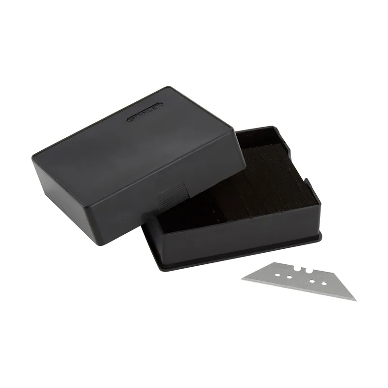 Stanley 1-11-916-100 hojas Hoja de cuchillo trapezoidal grande y reversible con orificios