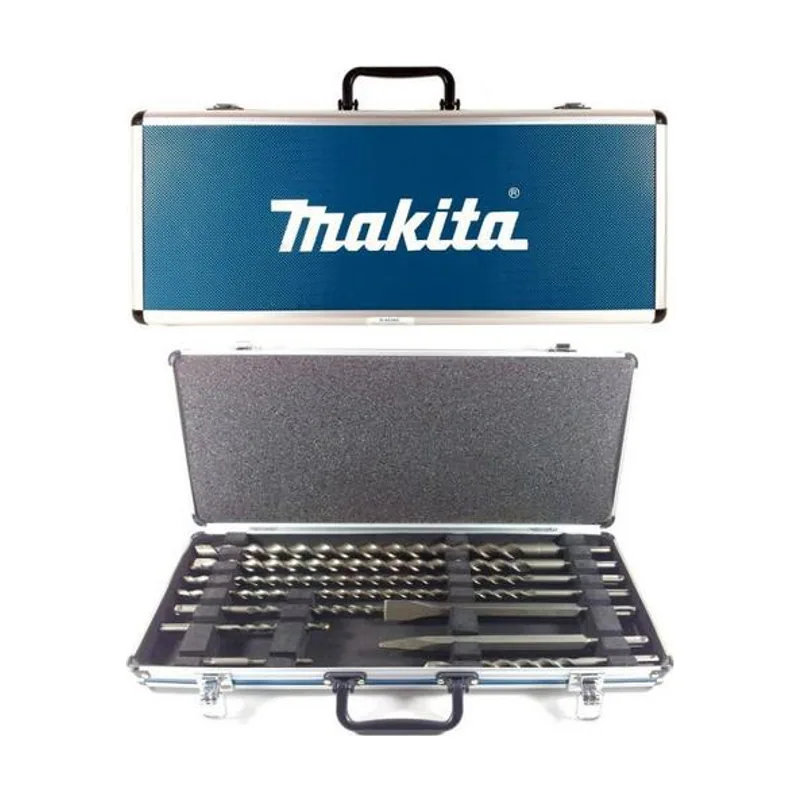 Makita Zestaw Dłut i wierteł SDS-Plus 10szt. w walizce D-42385