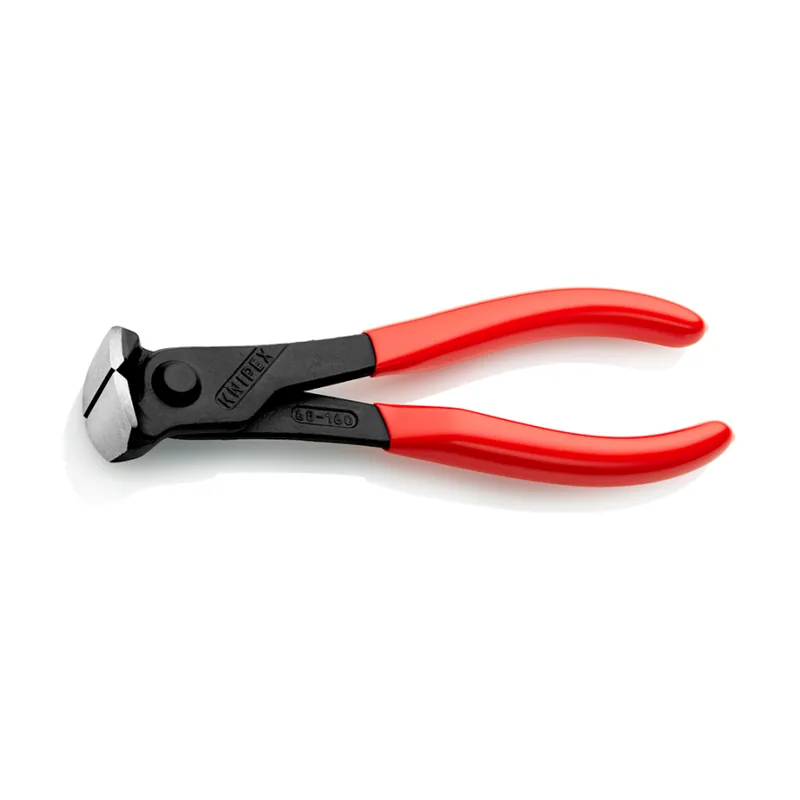 Knipex Alicate de corte frontal negro atramentado