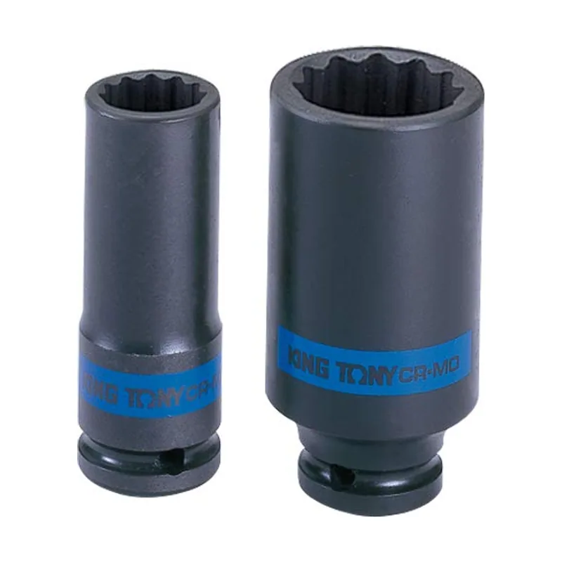 King tony Vástago de impacto 12 caras 1/2" largo 30x80mm