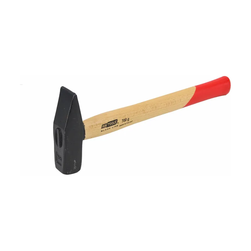 Awtools Martillo de cerrajero Black Line 0,7 kg con mango de madera