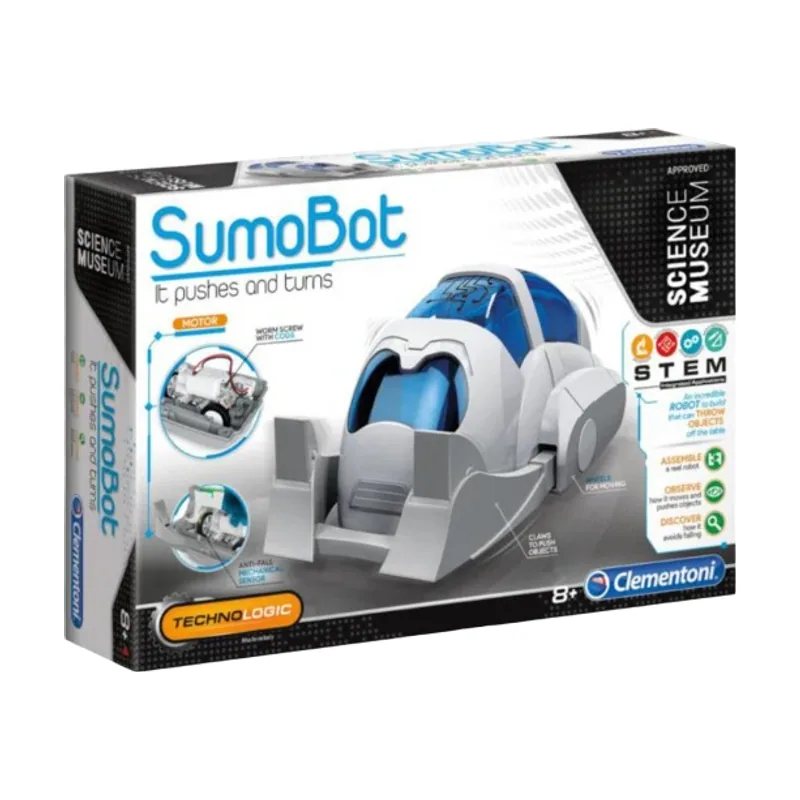 Clementoni Science Museum Sumobot Construction Set 17370