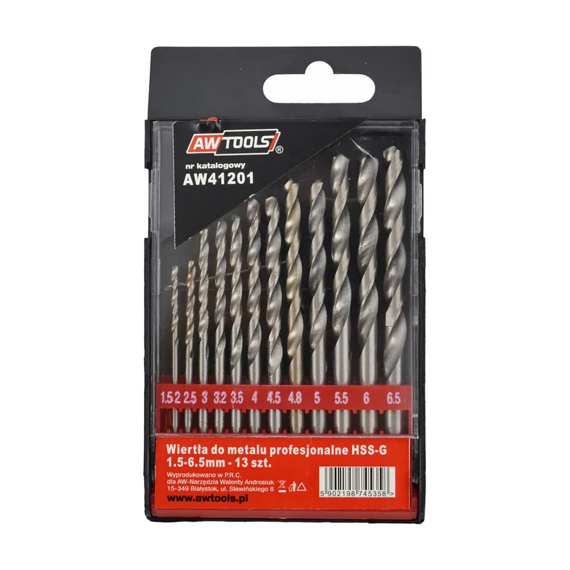Awtools Heller Brocas de metal 1,5 a 6,5 mm