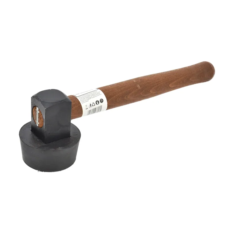 Awtools Martillo de Adoquinero 1,5kg con Goma Vulcanizada