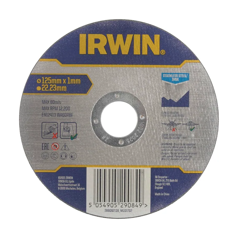 Irwin Disco cortante 125 mm