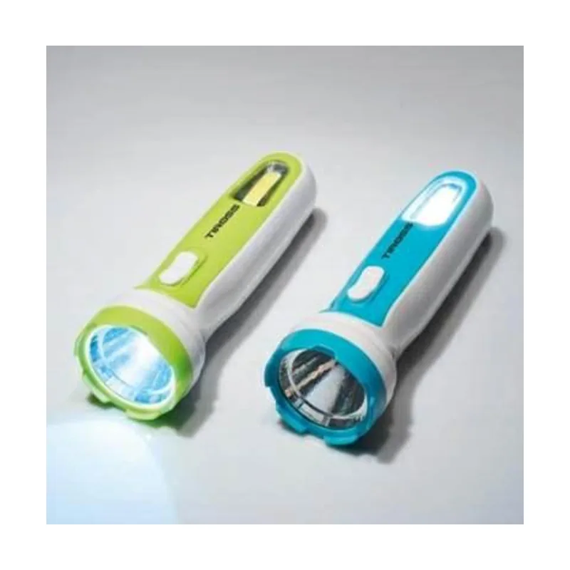 Tiross Linterna 1W LED + 2W COB 3xAA