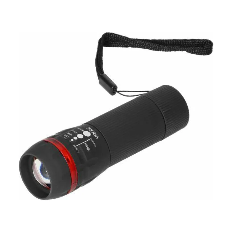 Orno Linterna LED manual 1W con zoom