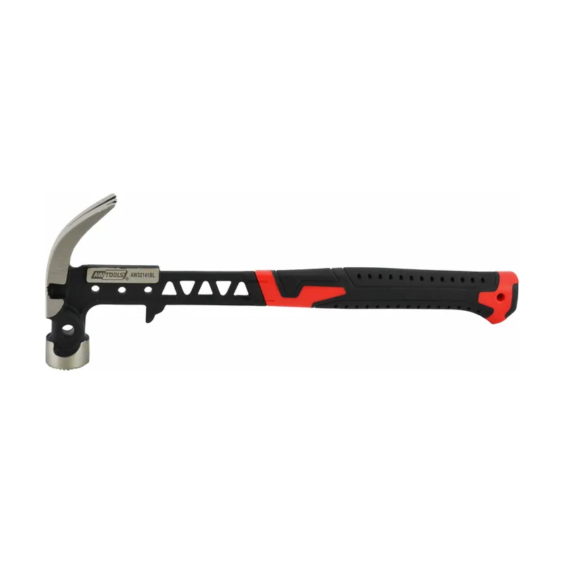 Awtools Martillo de techador 680g Monoblock Antivibe Black Line
