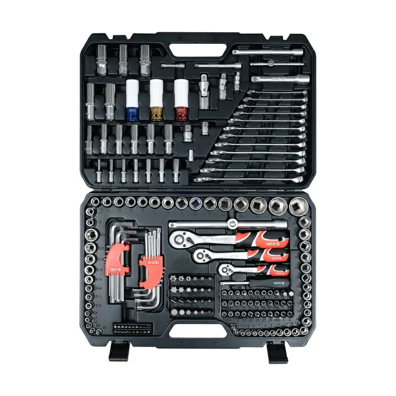 Yato Juego de Llaves de carraca YT-38850 128 Piezas