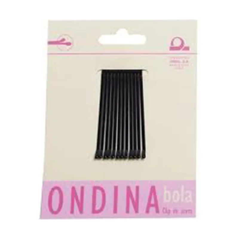 Eurostil Bola Negro Clips Ondina para uso profesional para mejorar el rendimiento en cada uso con medida o especificación 50Mm
