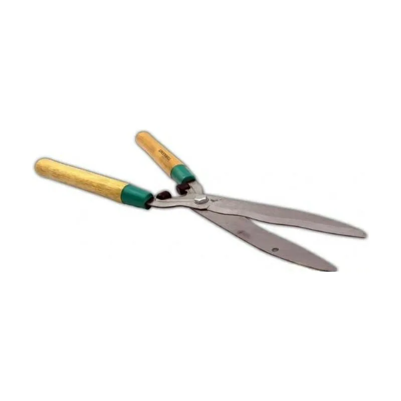 Floraland Cortasetos Hoja ondulada Tijeras de podar Tijeras arbustos Acero Templado 20cm