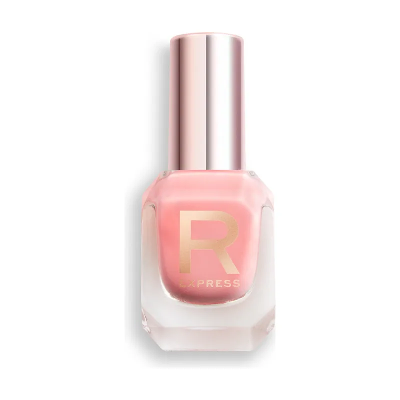 Makeup revolution Esmalte de uñas Express tono Peach secado vibrante acabado brillante fórmula duradera ideal para manicuras rápidas 10 ml