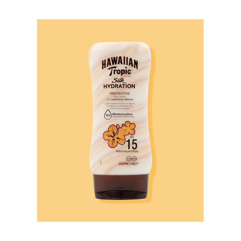 Hawaiian Tropic Silk Hydration Protective Sun Loción SPF 15 Crema 1