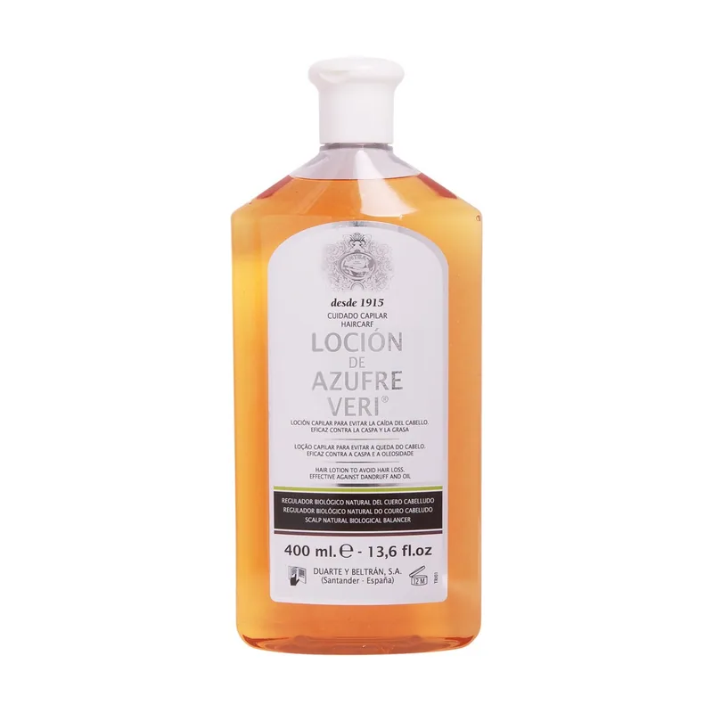 Azufre veri Inteacosmetics 8410895101027 laca o loción para el cabello Loción capilar 400 ml