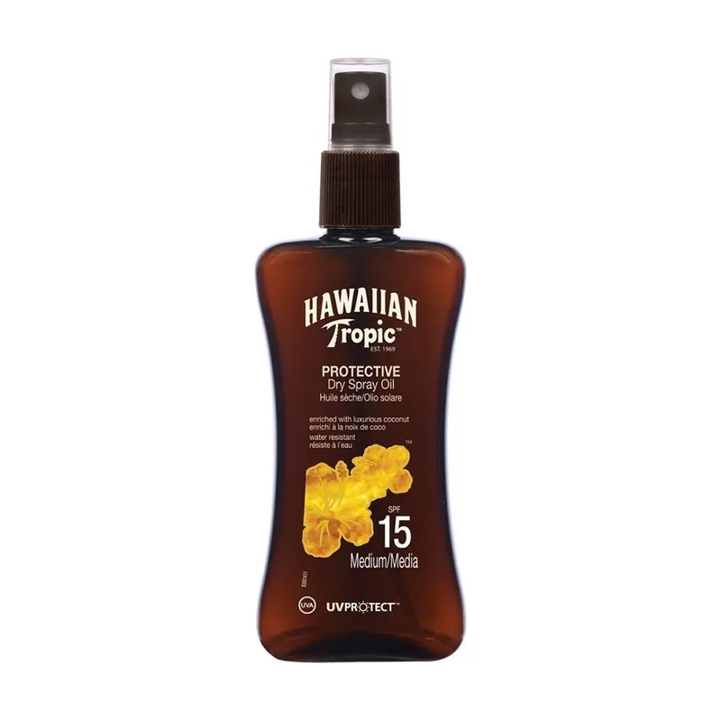 Hawaiian Tropic Aceite solar en spray protector Fp 15