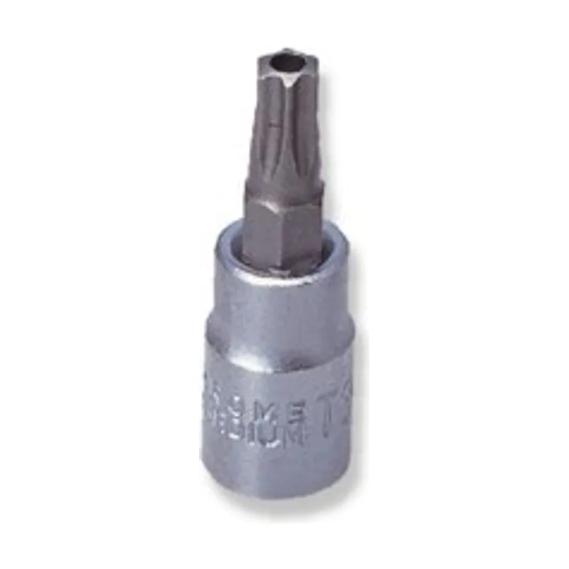 Jonnesway Llave Torx 1/4" con Orificio TX