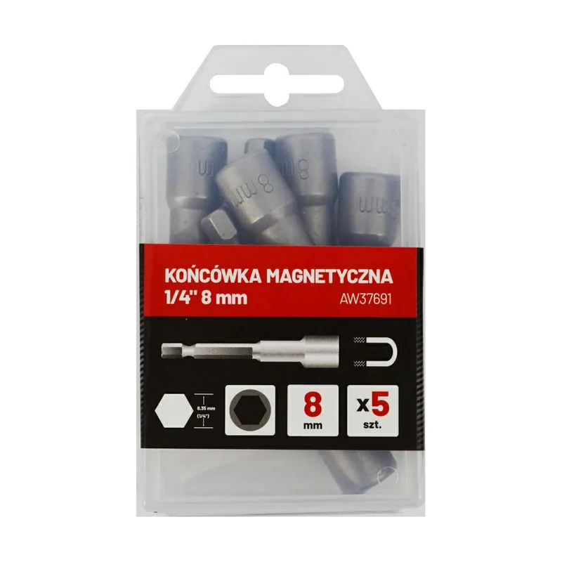 Awtools Punta Magnética 1/4" 8mm